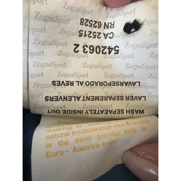 Zegna Sport Men's Blue Denim Pants Waist 44 - Picture 9 of 15